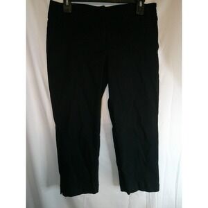 IZOD Golf Pull On Capris‎ Black Cropped Golf Career Size 4
